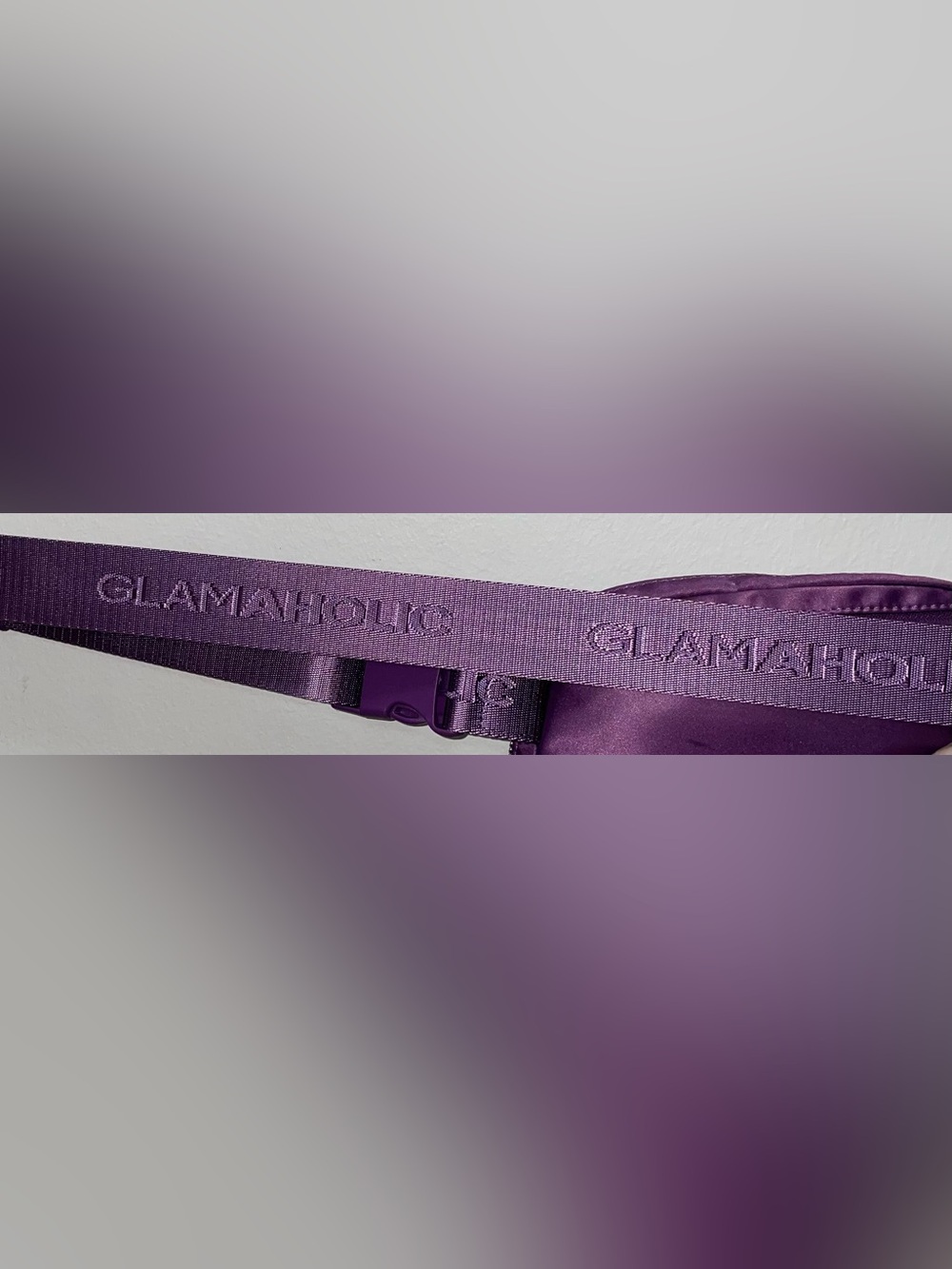 Glamaholic Purple Nylon Fanny Pack - Picture 10 of 16